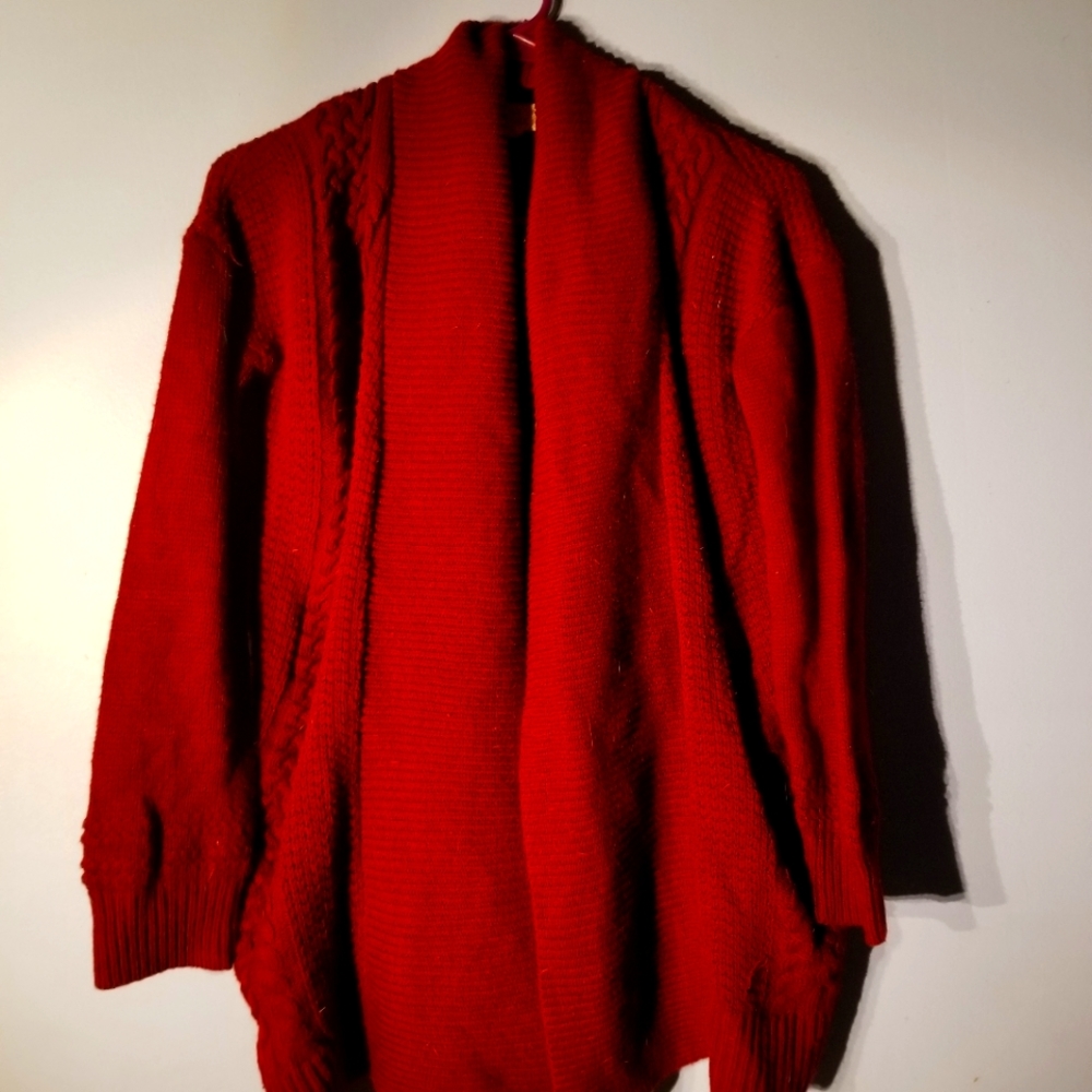 Medium deep red cardigan/sweater by pink republic